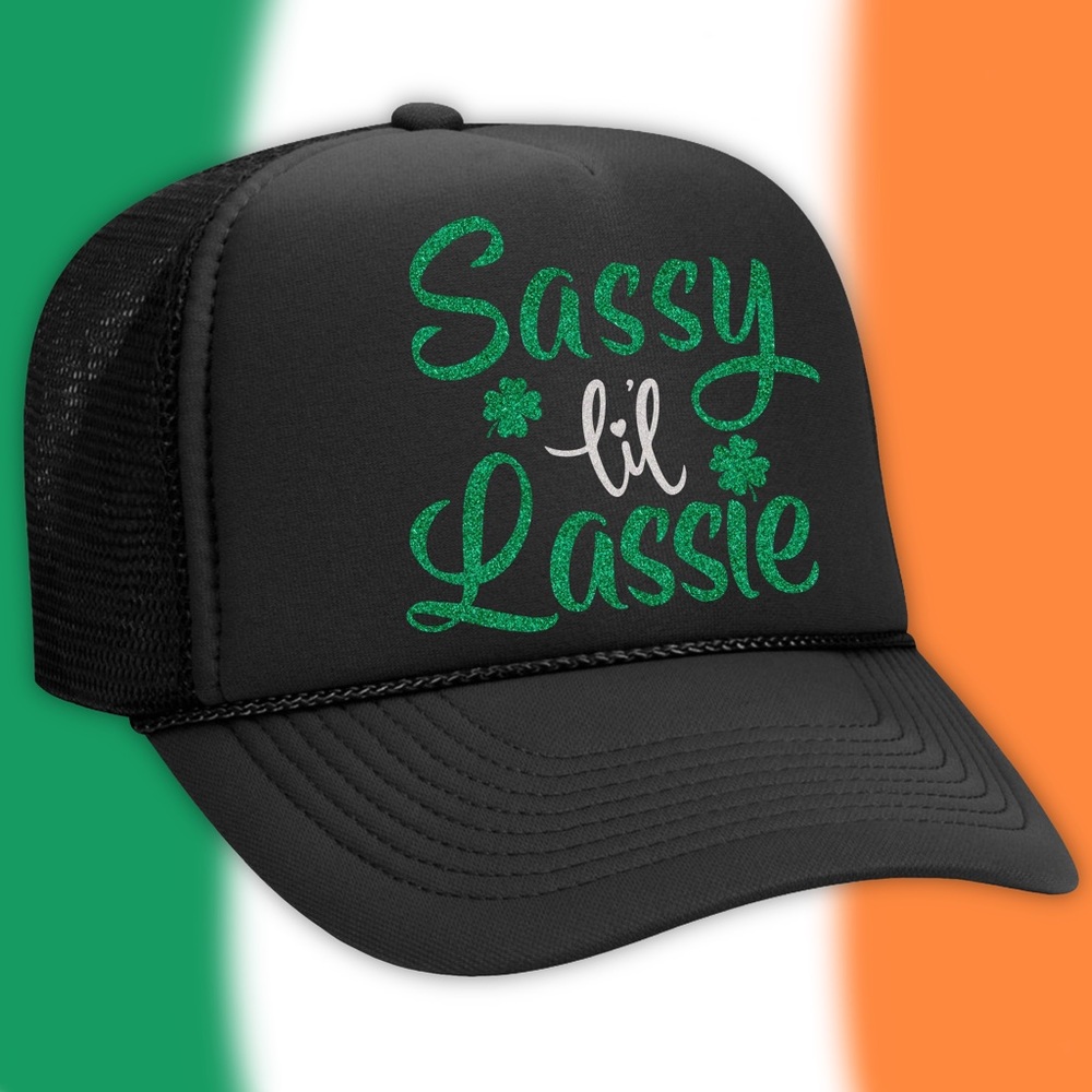 Sassy Li’l Lassie St. Patrick’s Day Trucker Hat
